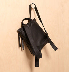 Textured Leather 3-Way Hybrid Convertible Backpack Crossbody Bag