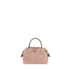 Nylon Leather 2-Way Convertible Mini Handbag