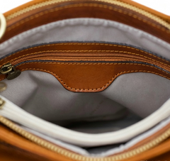 Adjustable Strap Vegetable Tanned Leather 3-Way Hybrid Backpack Tote Bag
