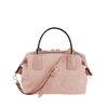 Nylon Leather 2-Way Convertible Mini Handbag